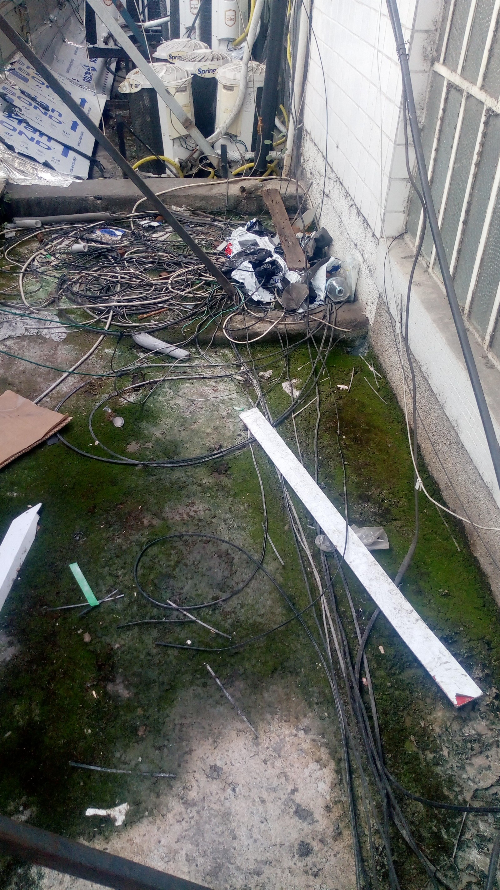 Limpeza em marquises